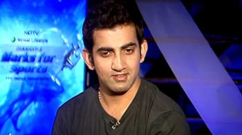 Gambhir supports Marks for Sports campaign