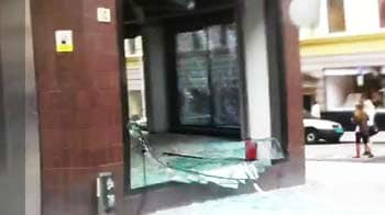 Video : Eyewitness video of  explosion near PM's office in Oslo