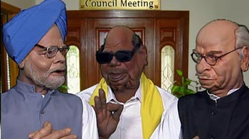 Video : BJP flirts with Karunanidhi