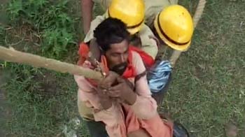 Dramatic rescue of 2 sadhus in Jammu