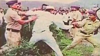 Video : Pune farmer deaths: Cops caught firing on camera suspended
