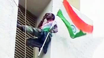 अन्ना के साथ आया 'स्पाइडरमैन'