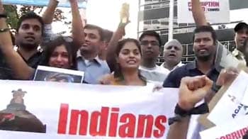 Video : Protest outside Indian Consulate in Houston