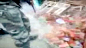 Caught on Camera : Army killed trapped militant