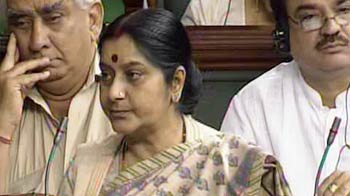 Video : Lokpal debate: Sushma slams Rahul Gandhi's speech in House