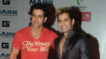 शाहरुख-पिग्गी-ऋतिक की मस्ती...