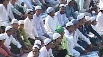 Eid prayers at Jama Masjid