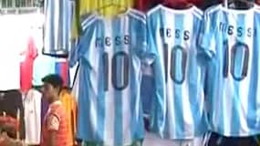 Messi sells, on T-shirts