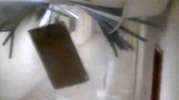 Caught on camera: Virginia school hit by last month's earthquake