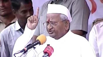 Anna's victory rally at Ralegan Siddhi