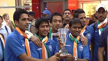 Indian Hockey team receives warm welcome