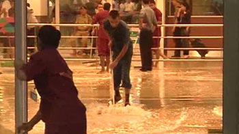 A month's rain in 3 hours for Delhi: T-3 flooded