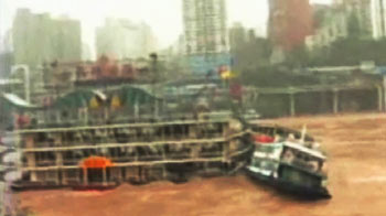 Caught on camera: Restaurant boat capsizes in China