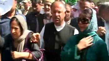 Custody death: PDP's protest rally in Srinagar