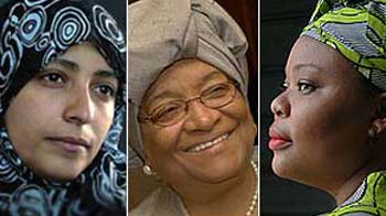 Nobel peace prize to be shared by 3 laureates