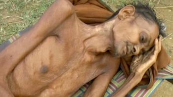 Starving to death in their old age