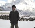 Arjun Vajpai on top of Everest