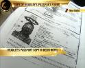 Video : Copy of Headley's passport found