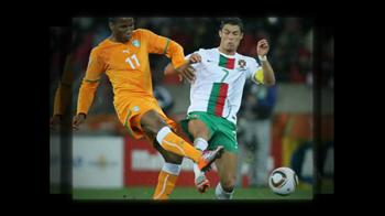 Drogba vs Ronaldo in action