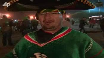 Video : Mexico supporters celebrate 2-0 win over France