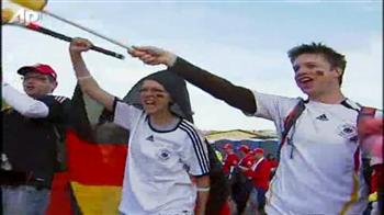 Serbian joy at German expense