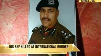 Video : Kashmir: Top BSF officer killed in blast
