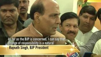 Video : Rajnath to quit early, back Gadkari as BJP chief