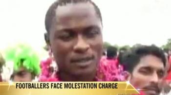 Video : Footballers held on molestation charges get bail