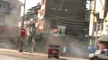 Video : Terrorists strike heart of Srinagar, one killed