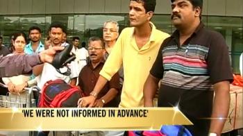 Video : Air India strike leaves passengers stranded