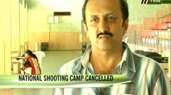 Video : Swine flu alert cancels shooting camp