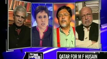 M F Husain, Indian no more?