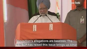 Video : Black money Advani's stunt: PM