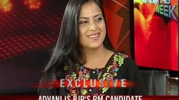 Video : Pratibha campaigns for Advani