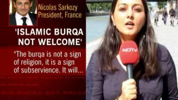 Video : Sarkozy: No burqa in France