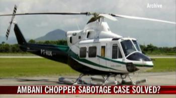 Ambani chopper sabotage case solved?