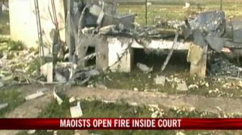 Maoists open fire inside court