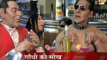 Gandhigiri lesson to Salman Khan Gandhigiri lesson to Salman Khan