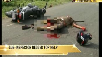 Policeman begged for help, but no one cared