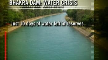 Video : Just 10 days of water left in Bhakra dam