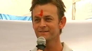 Gilchrist bats for underprivileged children