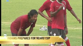 Indians prepare for Nehru Cup