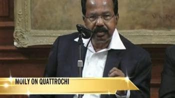 Video : Case against Quattrochhi to be withdrawn: Moily