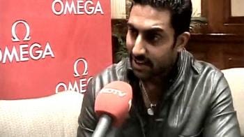 Video : Abhishek speaks about being brand ambassador for Omega
