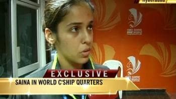 Video : Saina in World Badminton quarterfinals