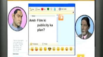 Video : Aamir-Big B chat on Deshbook