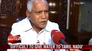 Video : Difficult to give water to Tamil Nadu: Yeddyurappa