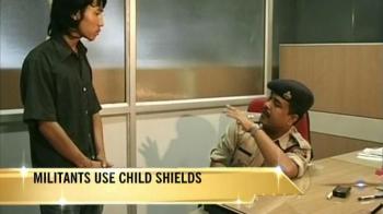 Militants use child shields
