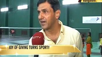 Joy of Giving turns sporty