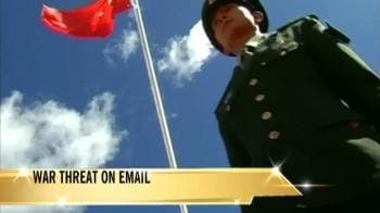 Video : E-mail in Chinese threatens war against India